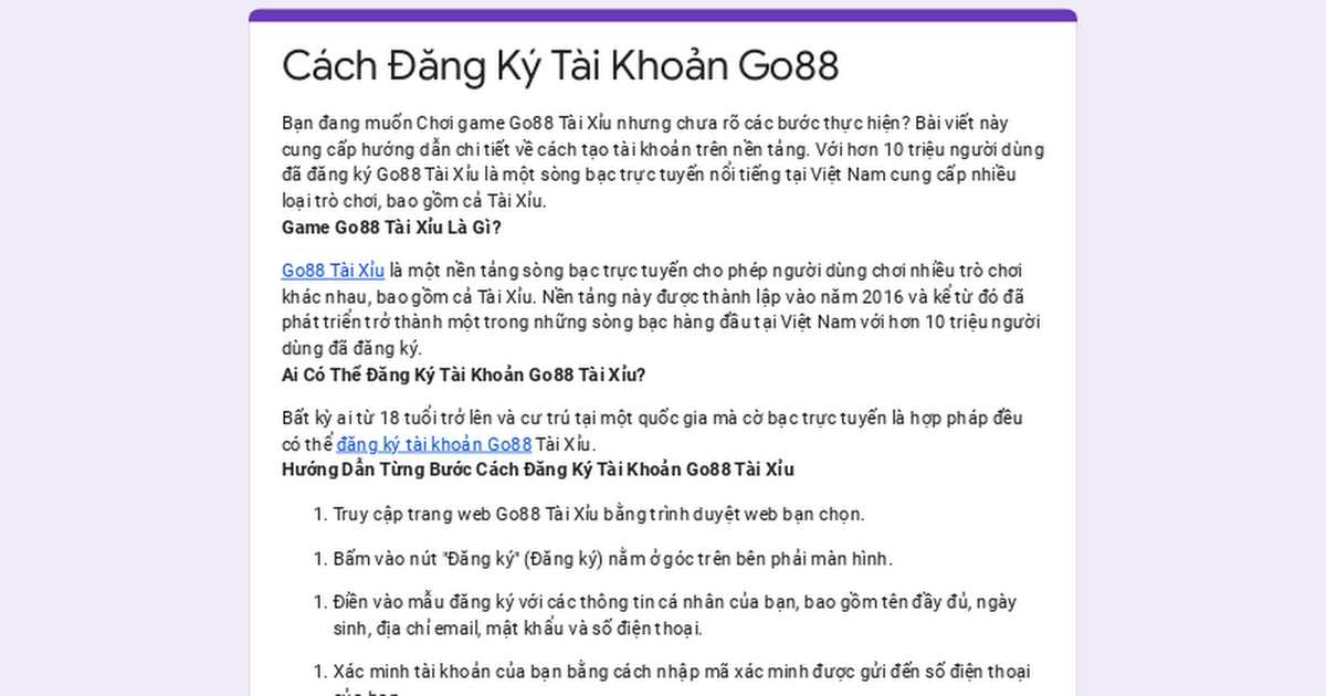 đăng ký tài khoản